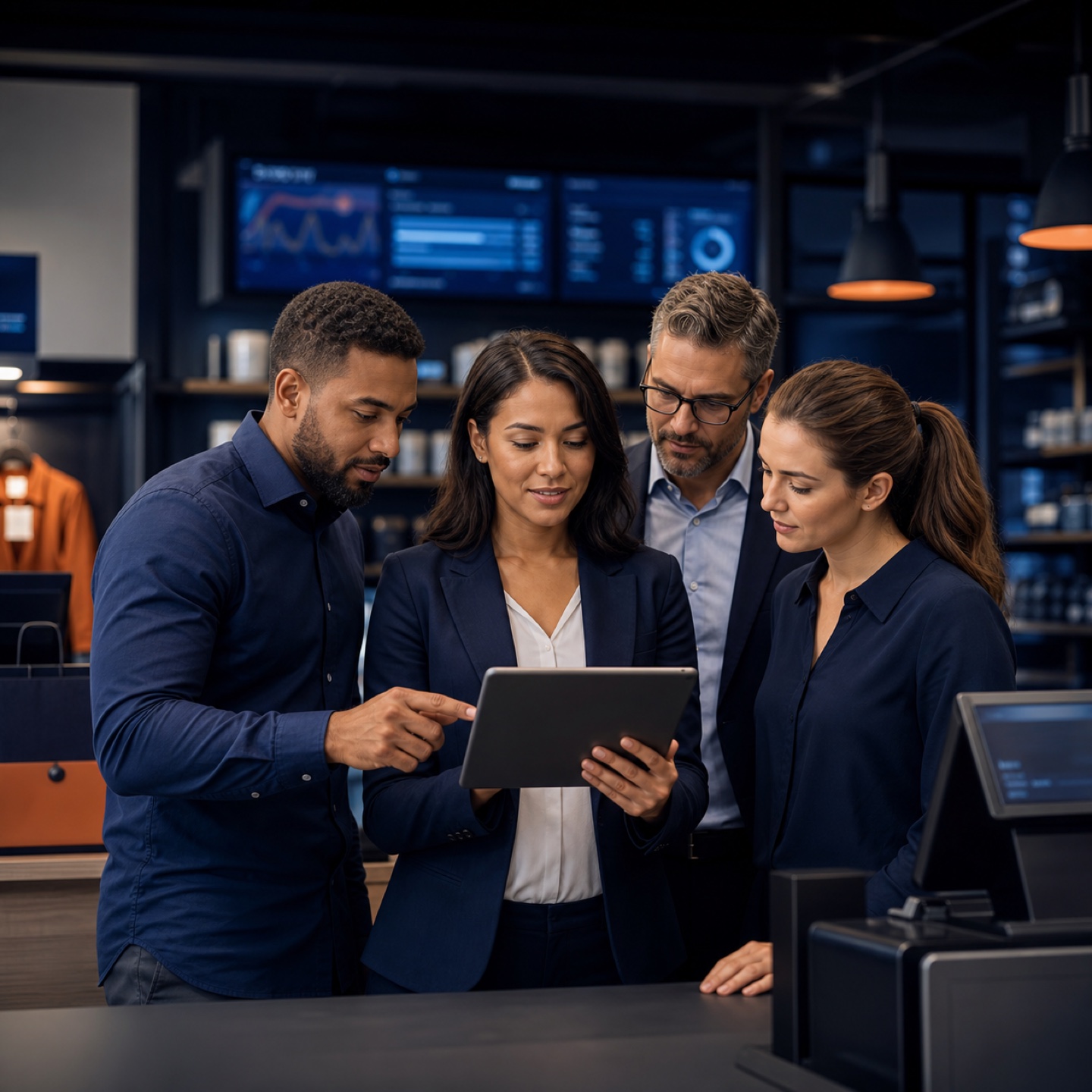 Team using Exellion software for Exellion Payments